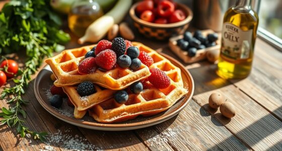 waffles and mediterranean diet