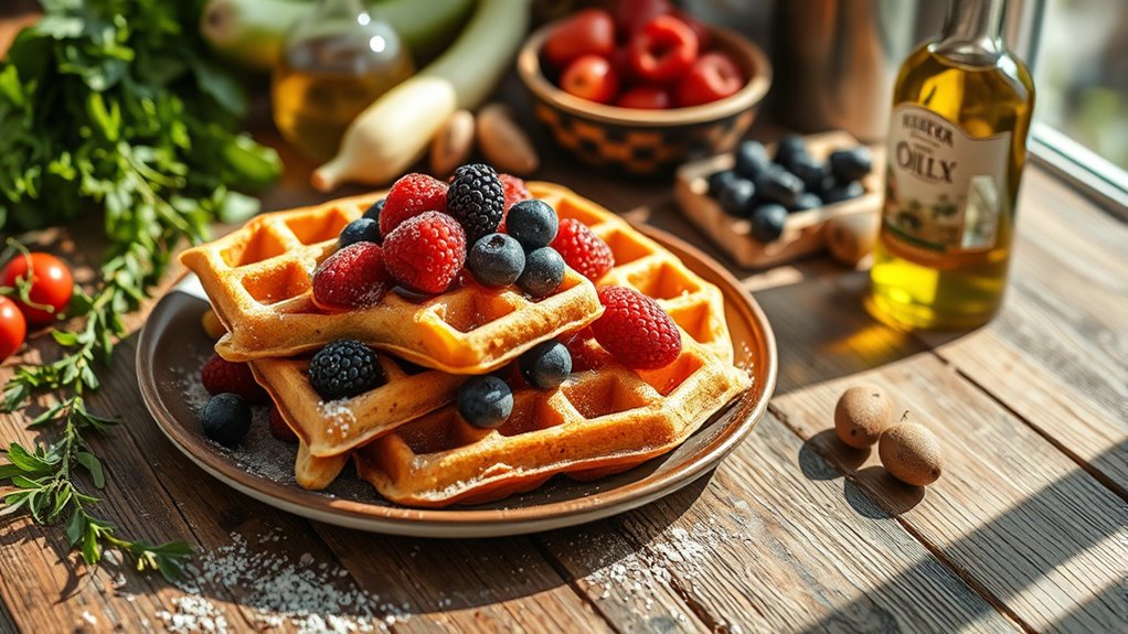 waffles and mediterranean diet