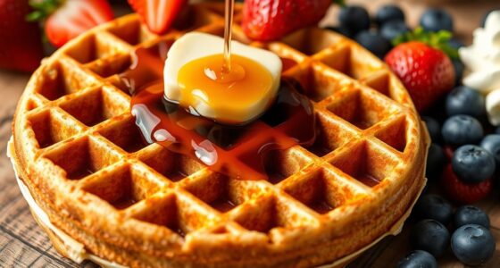 waffles as a breakfast energy source