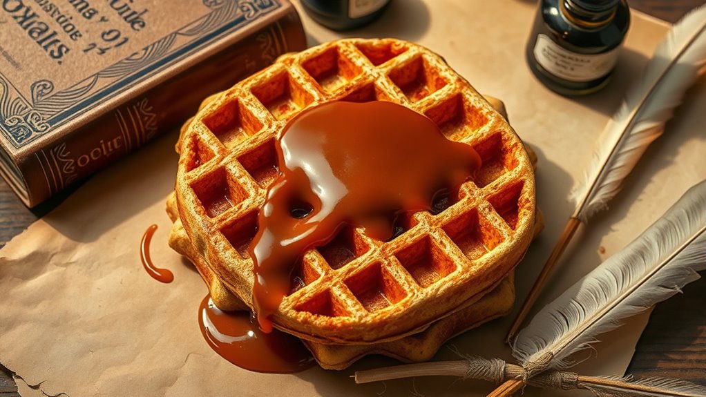 waffles as artistic symbols