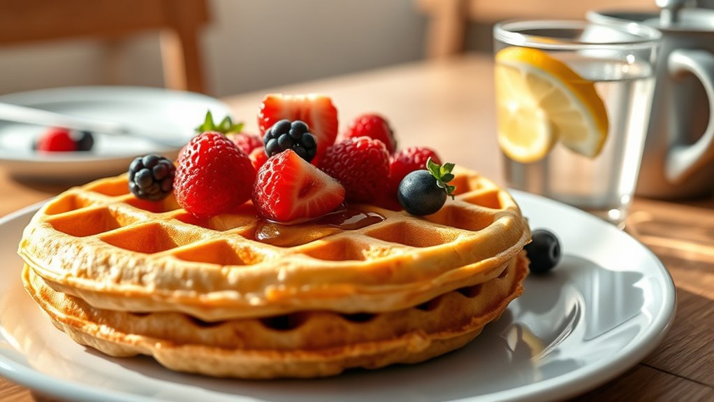 waffles blood sugar tips