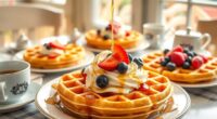 waffles breakfast social shift