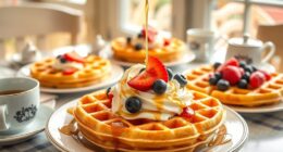 waffles breakfast social shift