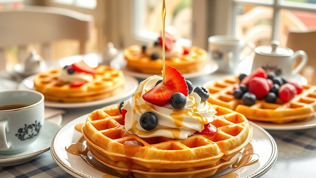 waffles breakfast social shift