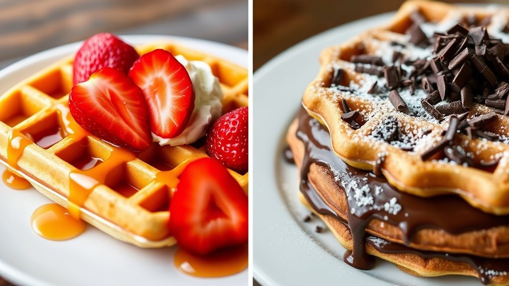 waffles breakfast vs dessert