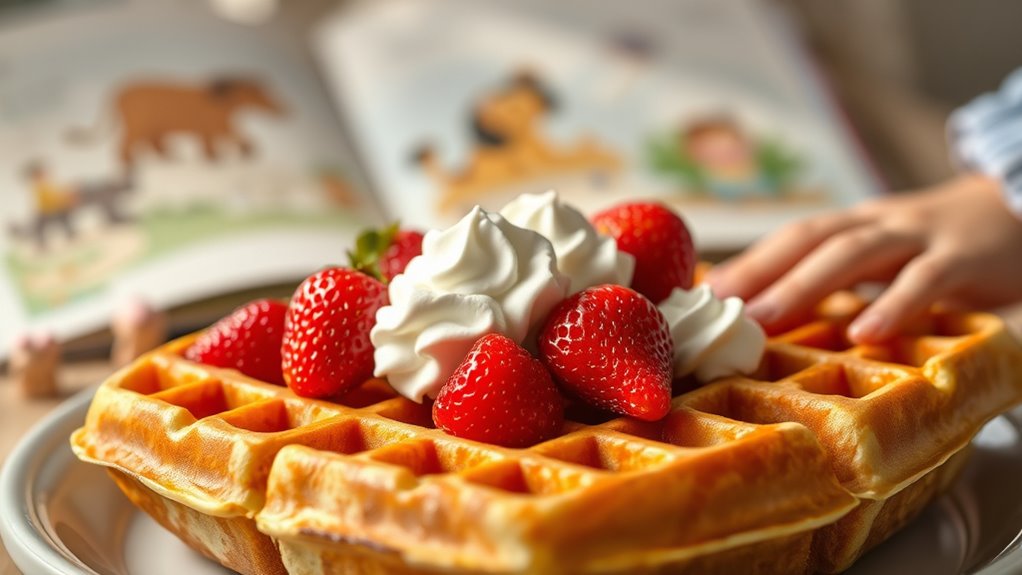waffles evoke childhood nostalgia