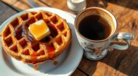 waffles hospitality coffee pairings