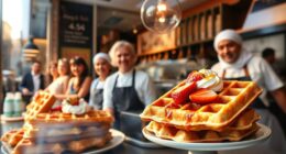waffles immigrants culinary evolution