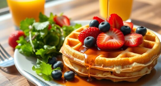waffles nutritional balance