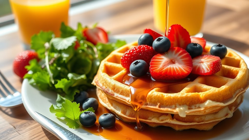 waffles nutritional balance