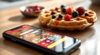 waffles online mobile apps