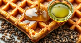 waffles with flax omega 3
