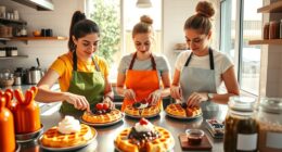 women leading waffle businesses