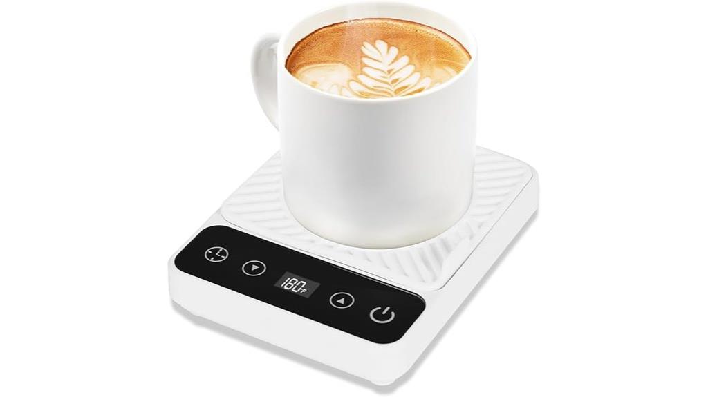 adjustable timer coffee warmer