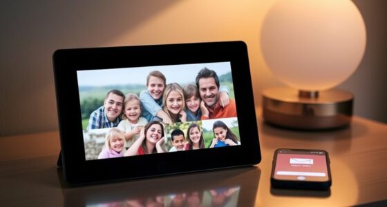 email enabled digital photo frames