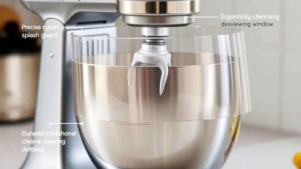 mixer splash guard considerations