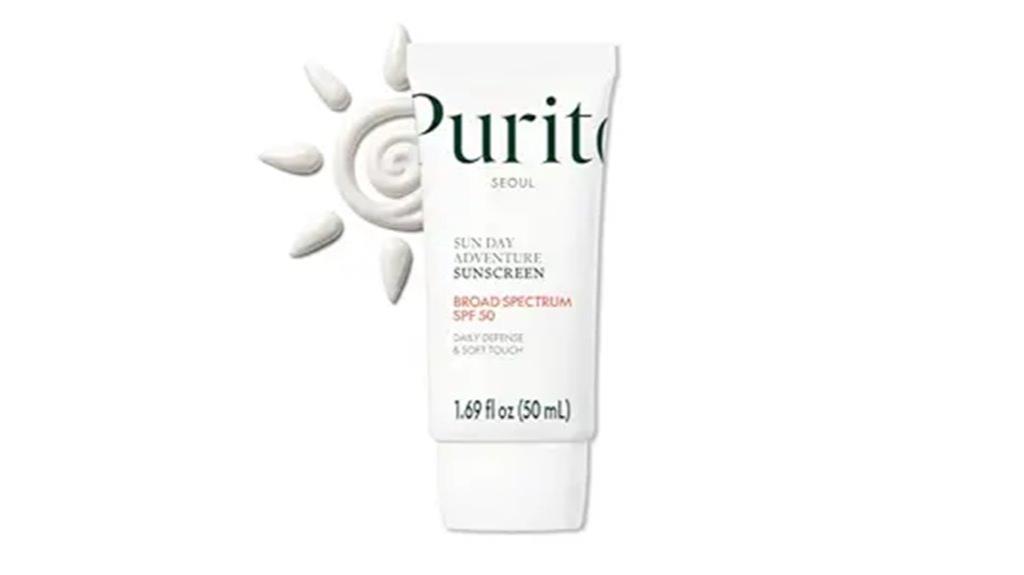 oil free spf50 sunscreen