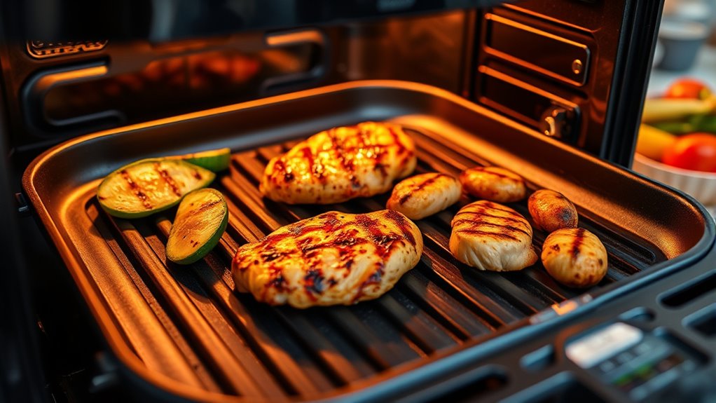 top air fryer grill pans