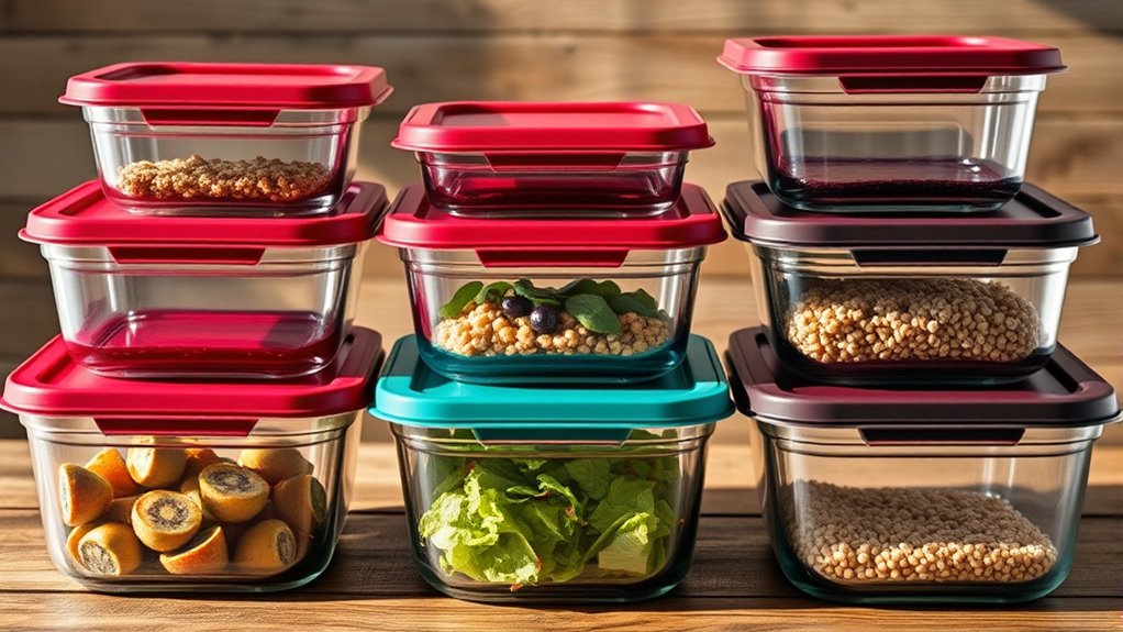 top durable stylish glass containers