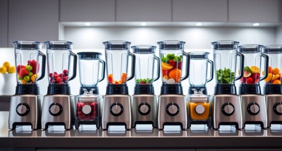 top glass jar blenders