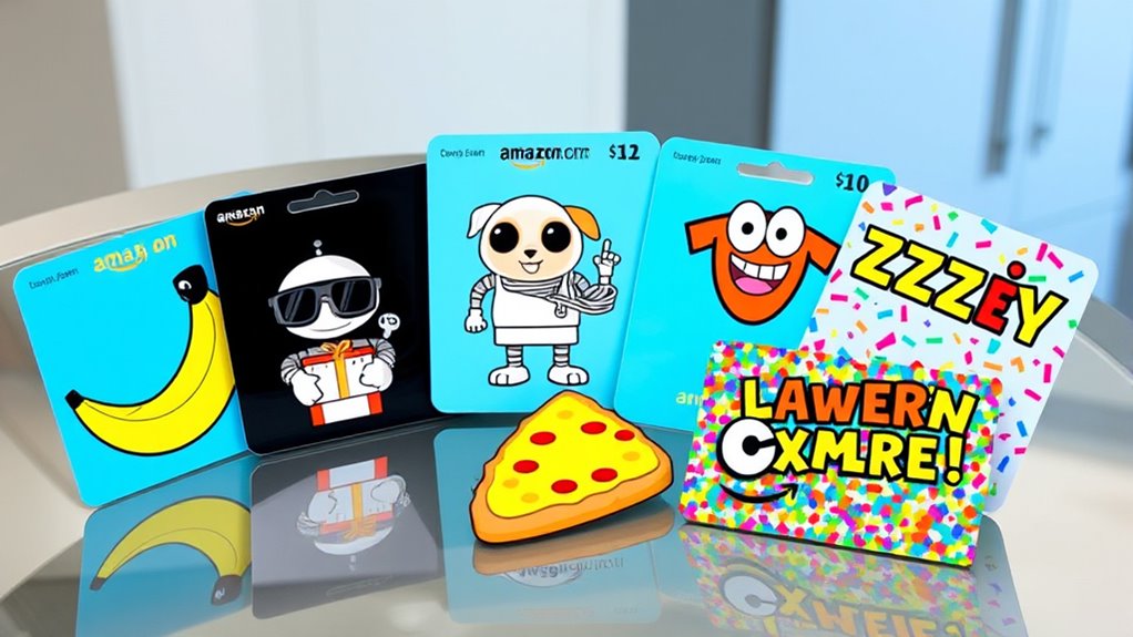 top humorous gift card designs