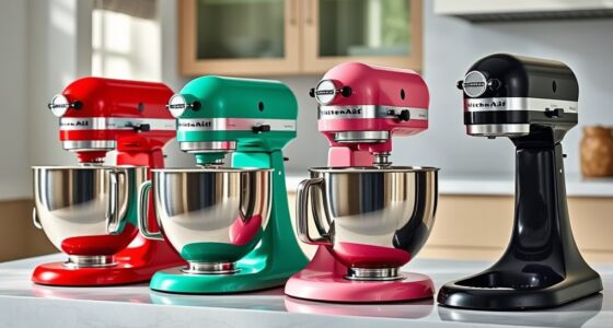 top kitchenaid mixer colors