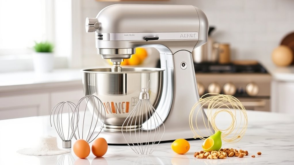 top mixer attachments list