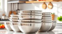 top stainless steel bowl sets