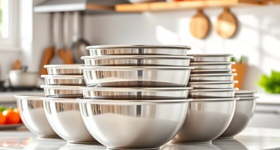 top stainless steel bowl sets
