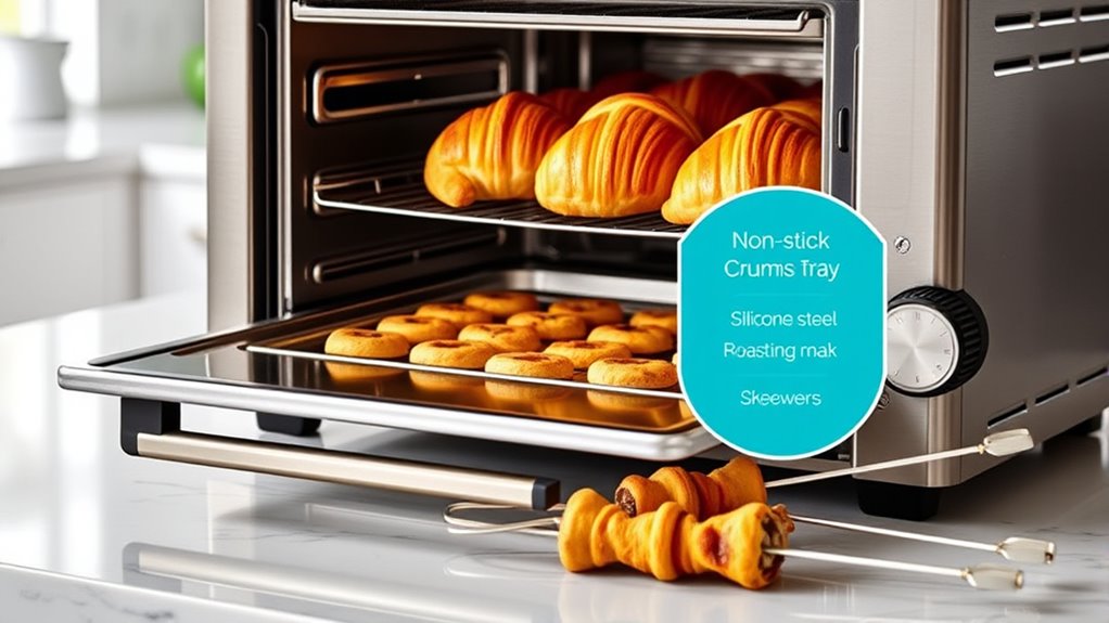 top toaster oven accessories