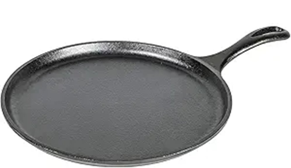 Lodge 10.5-inch Cast Iron Round Griddle