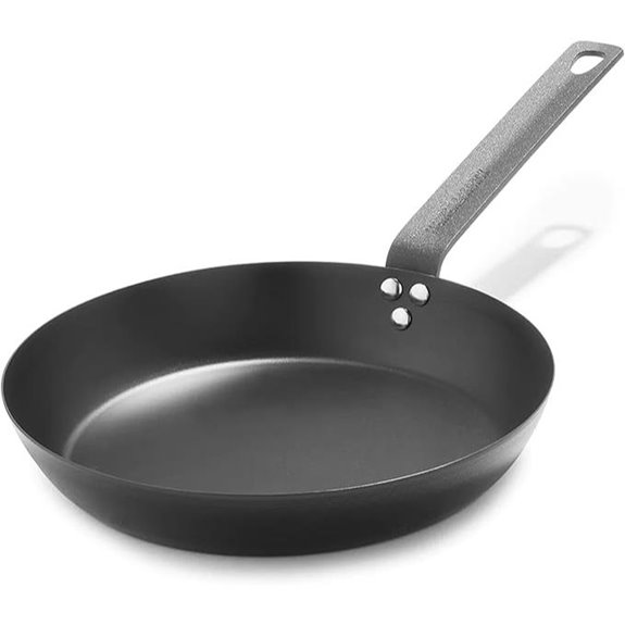 10 inch carbon steel frying pan