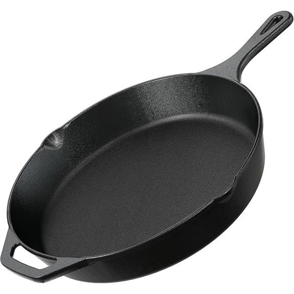 Utopia Cast Iron Skillet 12 Inch Multipurpose Pan