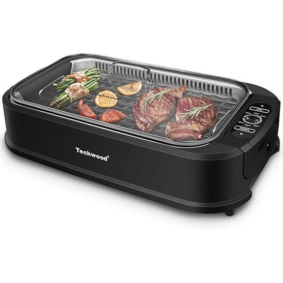 Techwood 1500W Smokeless Indoor Electric Grill