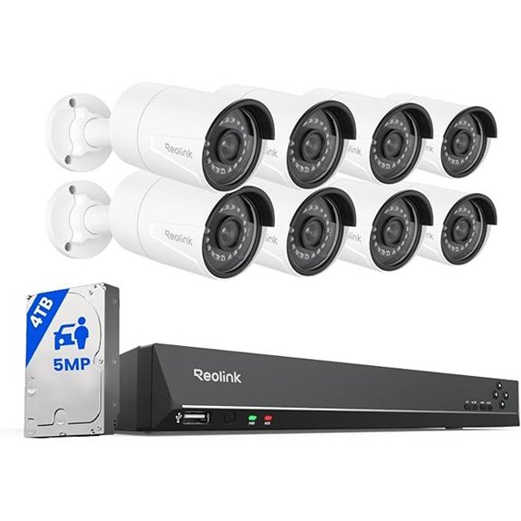 REOLINK 16CH 5MP Wired Outdoor Security Camera System