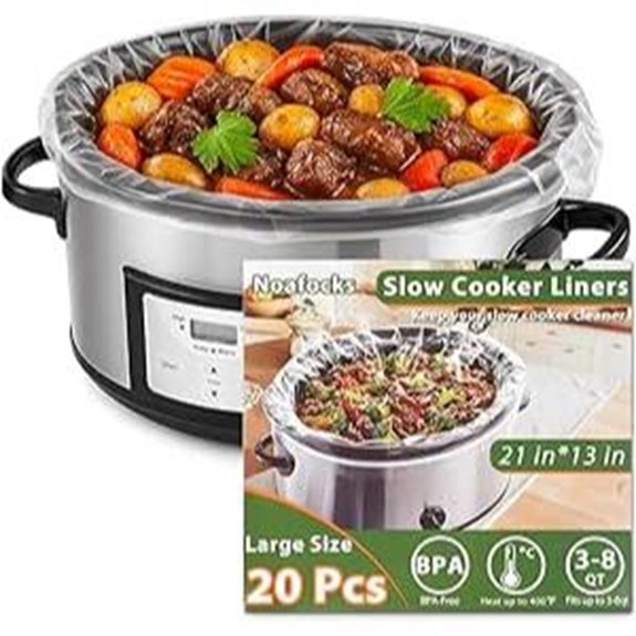 Disposable Slow Cooker Liners (20 Pack)