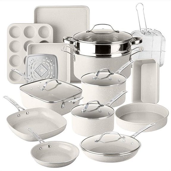 GraniteStone 20-Piece Nonstick Cookware & Bakeware Set