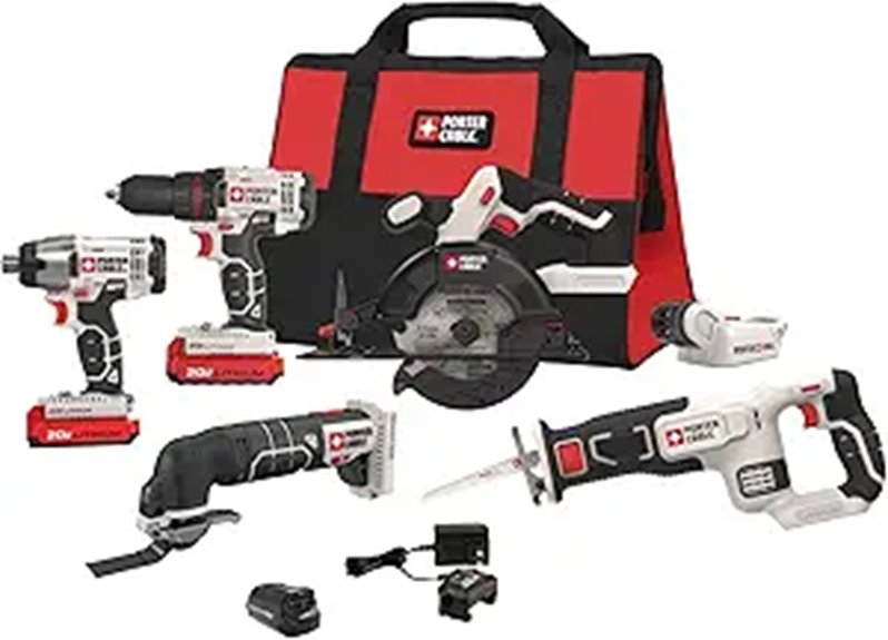 PORTER-CABLE 20V MAX 6-Tool Cordless Power Kit