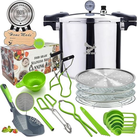 Supa Ant 23 Qt Pressure Canner Kit with Accessories