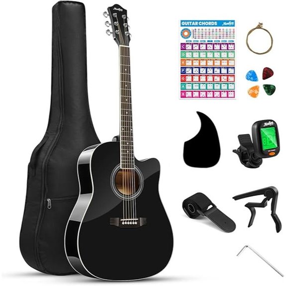 Moukey 41 Acoustic Guitar Kit with Accessories