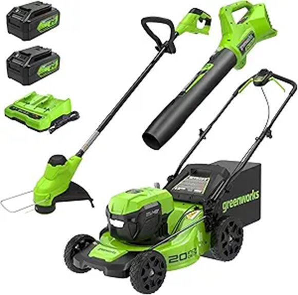 Greenworks 48V Cordless Lawn Care Combo Kit