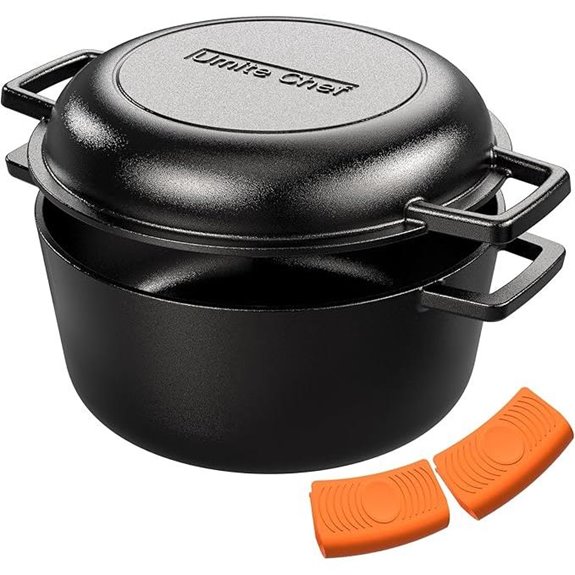 Cast Iron Dutch Oven with Lid (5QT)