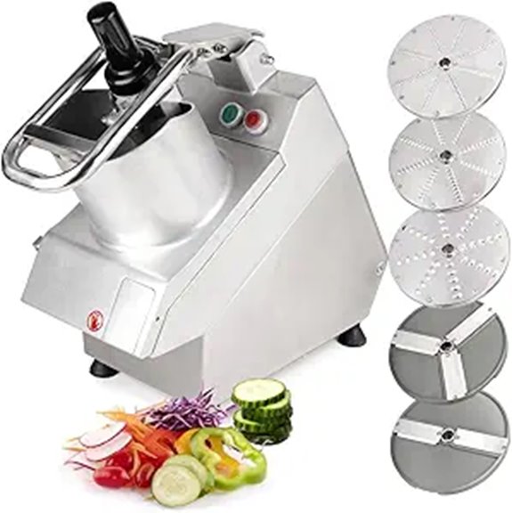Tartle 750W Commercial Vegetable Cutter and Food Processor
