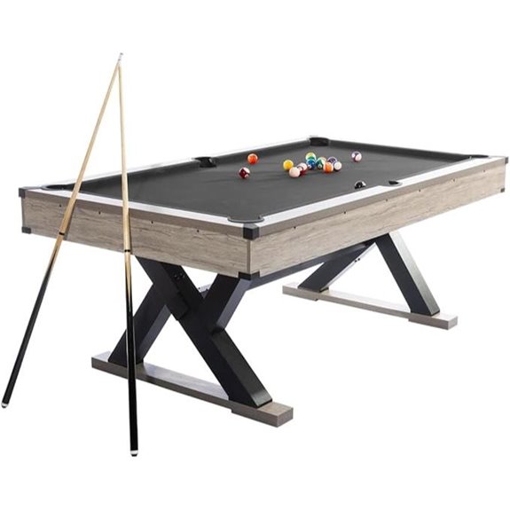 7Ft Pool Table Set with Cues Balls and Accessories