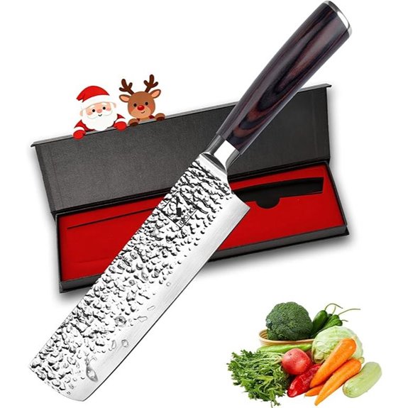 imarku 7-Inch High Carbon Stainless Steel Nakiri Knife