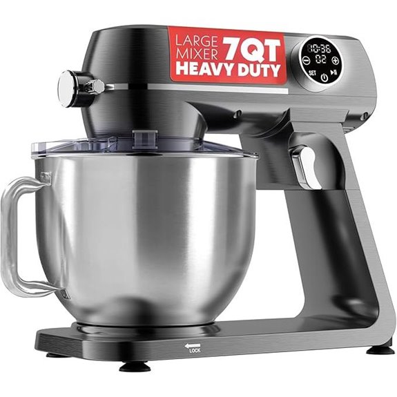 Gourmia 7 QT Digital Tilt-Head Stand Mixer