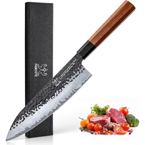 8-Inch Hand-Forged High Carbon Chef Knife