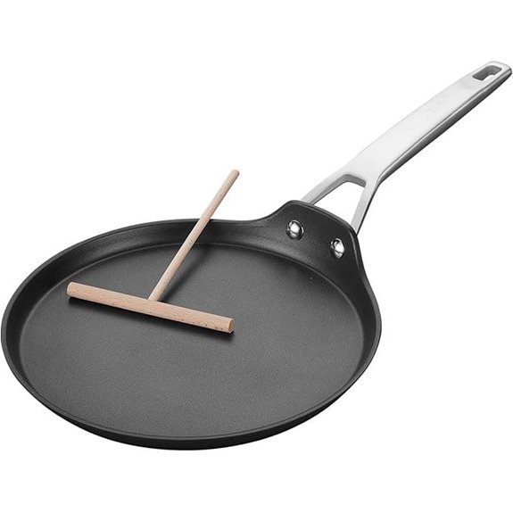 MsMk 8-Inch Nonstick Crepe Pan with Spreader