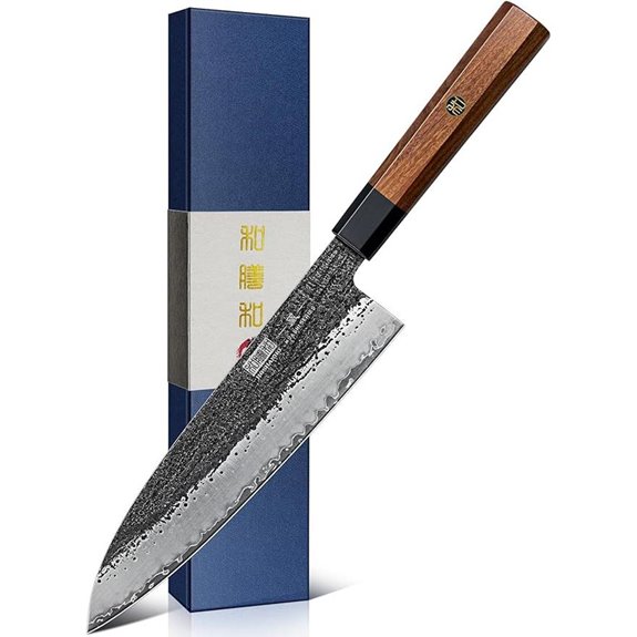HOSHANHO 8-Inch Gyuto Chef Knife with Rosewood Handle