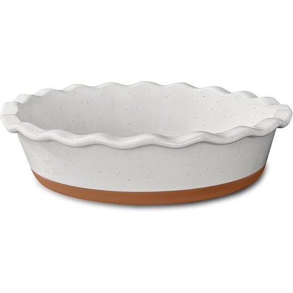 Mora 9-inch Ceramic Fluted Pie Dish